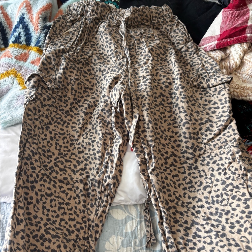 Leopard Print Pants